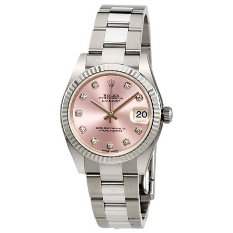 rolex watches pink dial|rolex lady datejust pink.